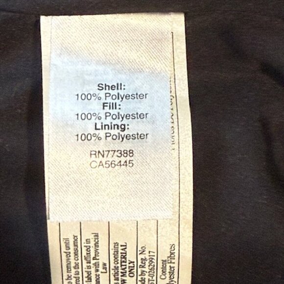 J. CREW Women's Quilted Puffer Vest Black Full Gold Zip Size Large NWT - Picture 11 of 11